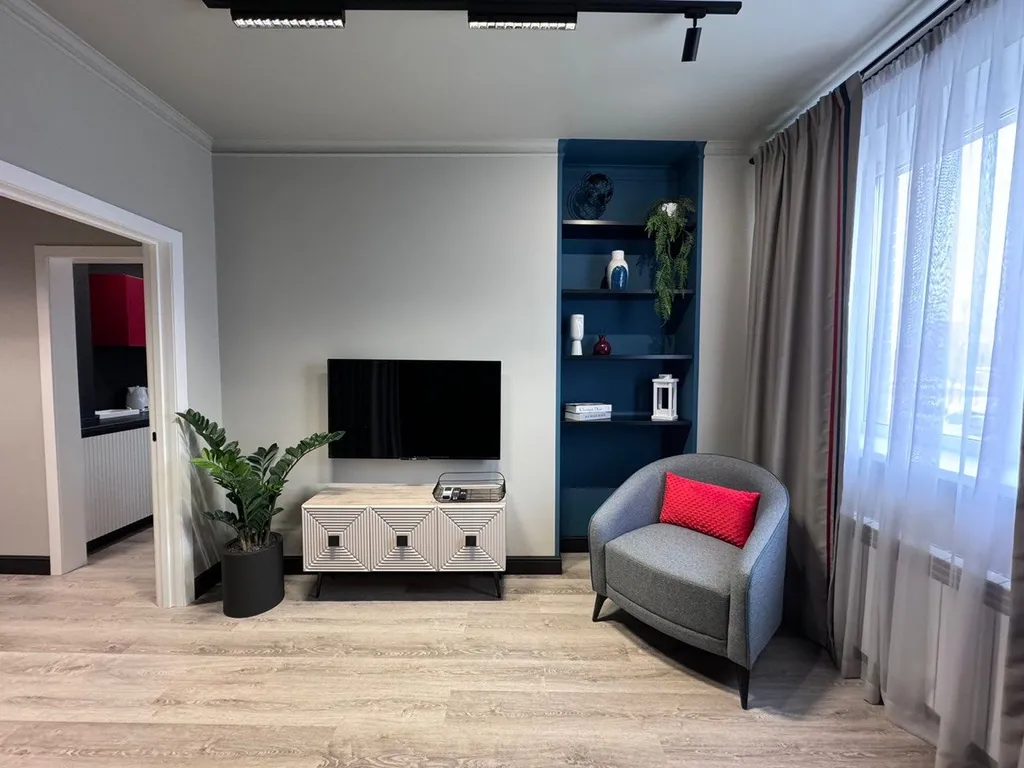 Стильные дизайнерские апартаменты на берегу реки Волга