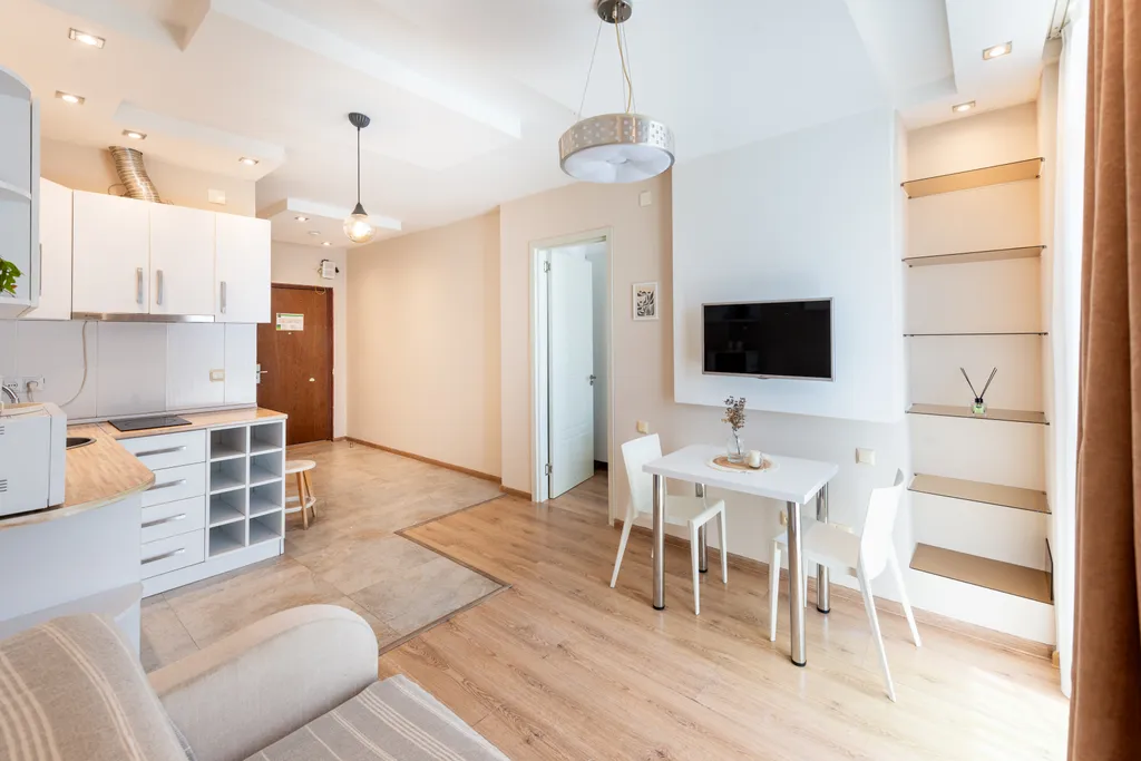 Уютная и светлая квартира с видом на море Volna