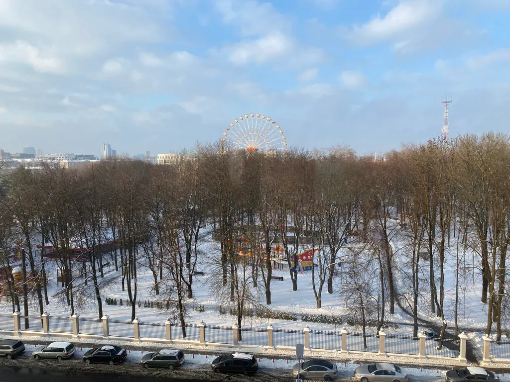 Квартира Удобная квартира в центре города с видом на Парк Горького — Минск