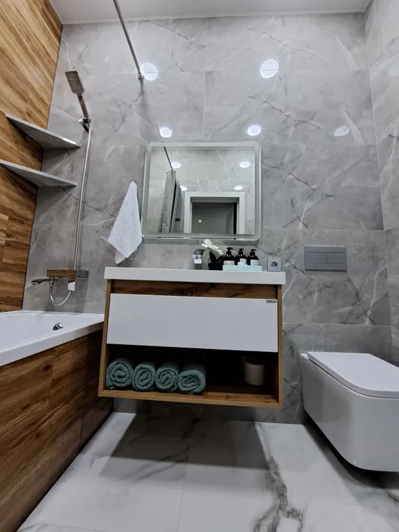 Уютная 2-комнатная квартира с видом на горы