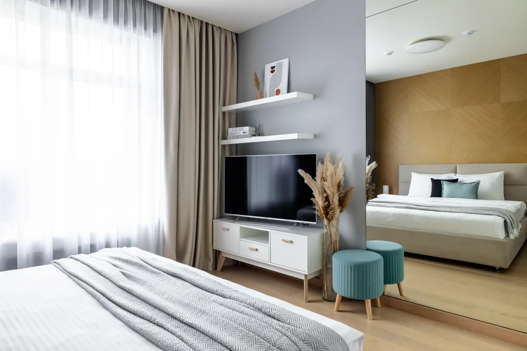 Квартира АПАРТАМЕНТЫ ТРЕХКОМНАТНЫЕ 'ФЭМИЛИ ОНЛИ ФЛЭТПОРТ', для 6 гостей — Москва