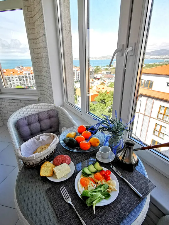 Квартира Уютные апартаменты Paradise с видом на море — Геленджик