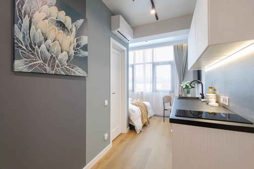 Квартира Квартира Дизaйнeрская студия рядoм с Инновационным центром Сколково — Новоивановское