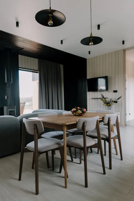 Дом у Озера с панорамным видом, баней и чаном