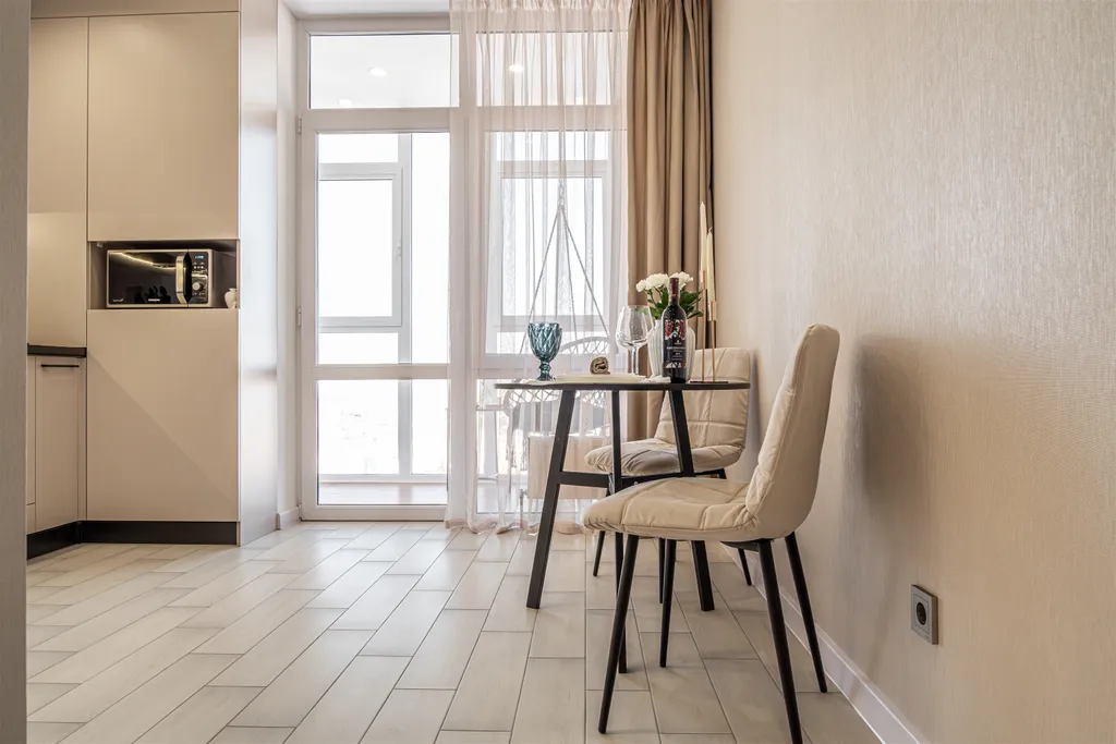 Комфортная однокомнатная квартира с невероятно красивым видом