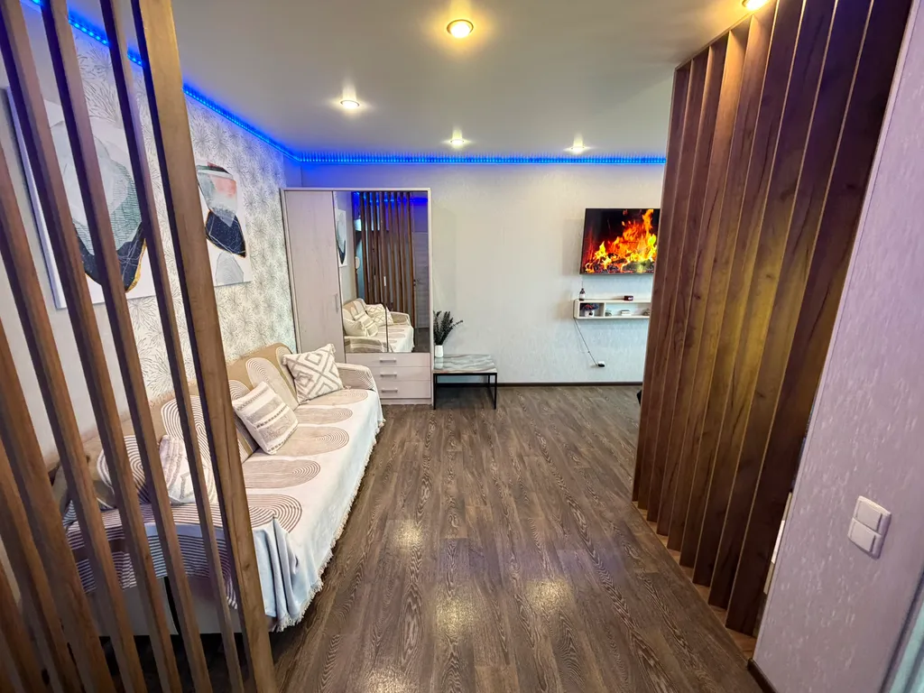 Vip-loft с джакузи, большая 1-комнатная квартира