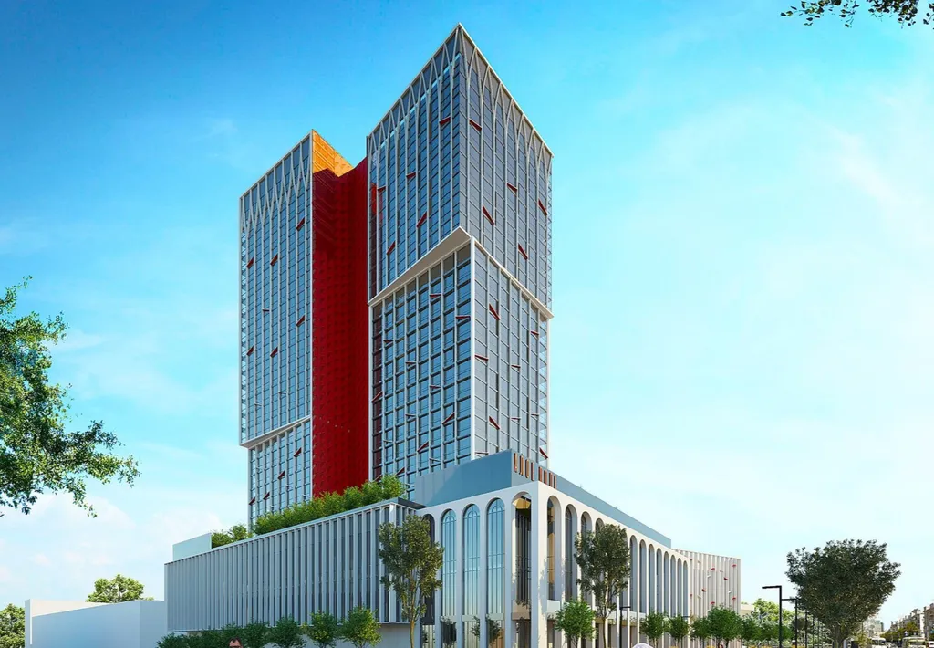 Студия с видом на центр