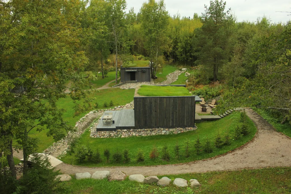 Коттедж Вилла Yksi c видом на озеро и зоной барбекю — Приозерск