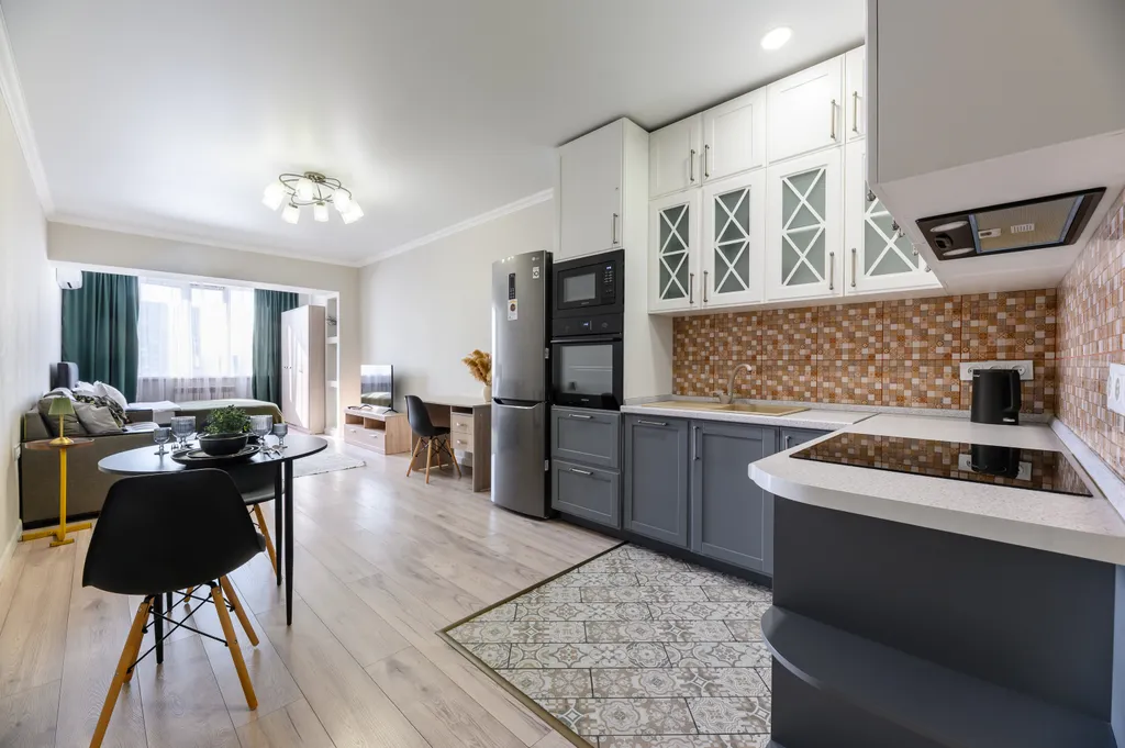 Квартира Изумрудная студия в Молодежке — Алматы