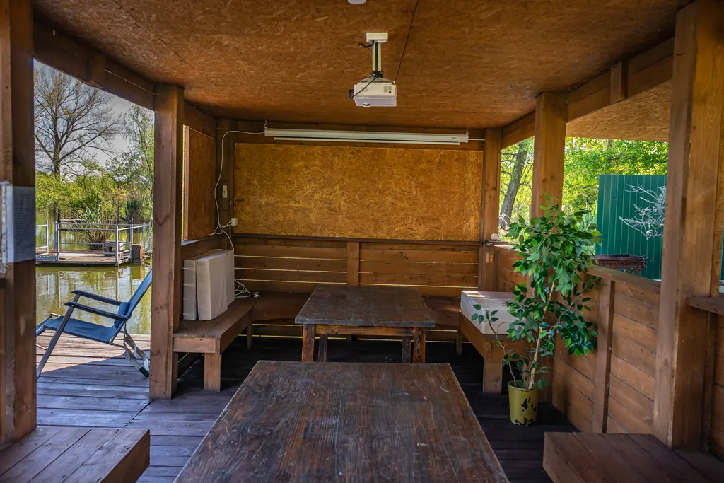 Дом для отдыха с выходом в реку