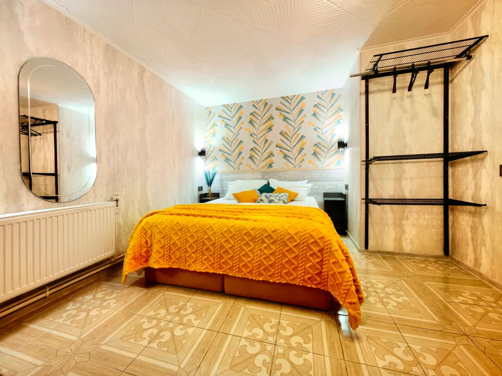 Уютная студия с индивидуальной терраской увитой виноградной беседочкой