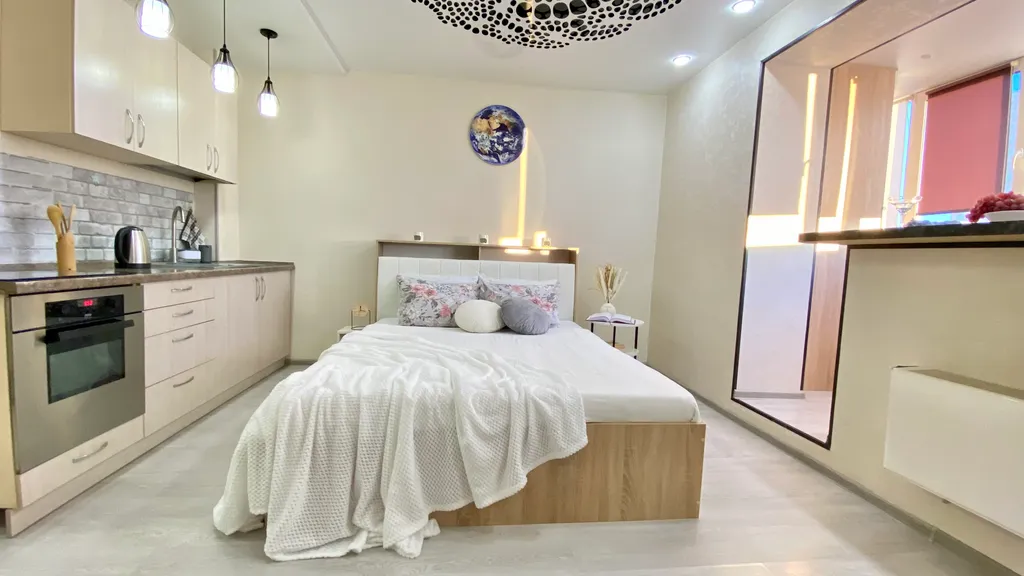 Уютная студия со свежим ремонтом в новом доме