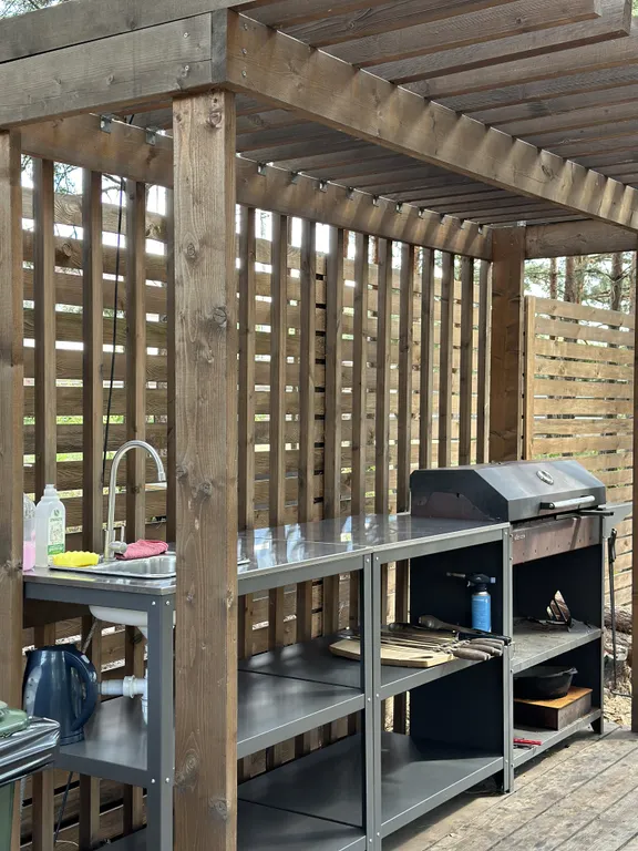 Домик в сосновом лесу