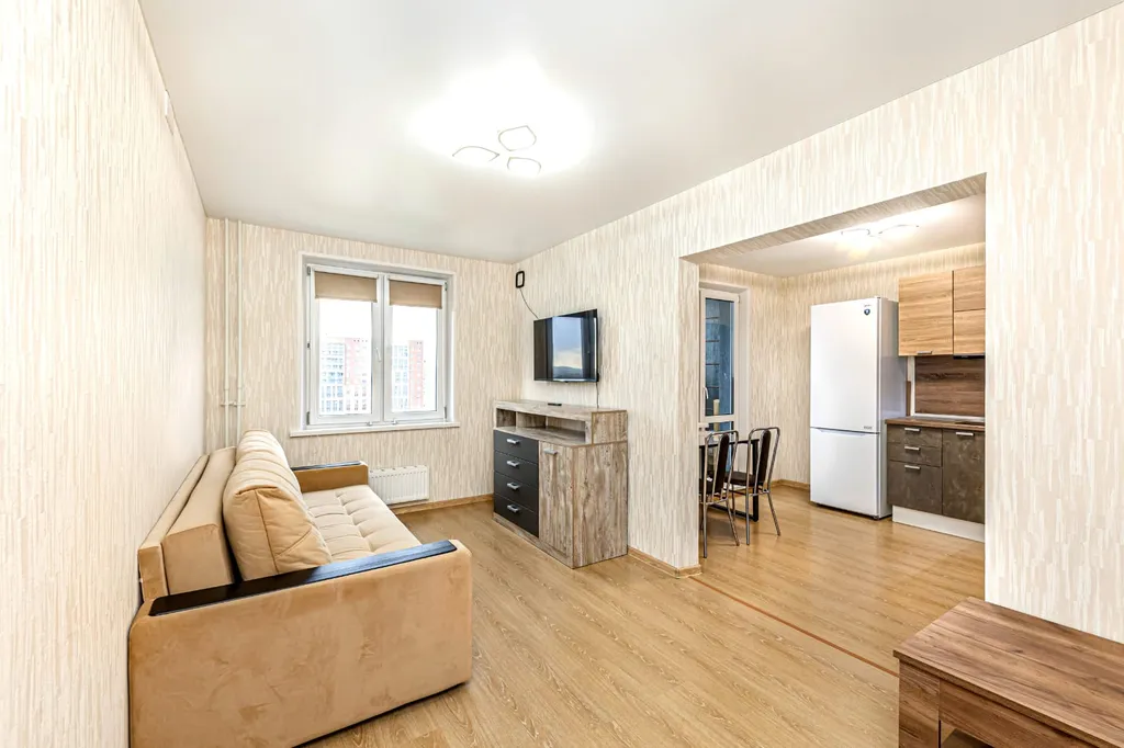 Квартира Квартира Студия для 3 гостей в академ riverside — Челябинск