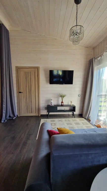 Ольшаны_Парк Дом Шале у леса с баней и горячей купелью