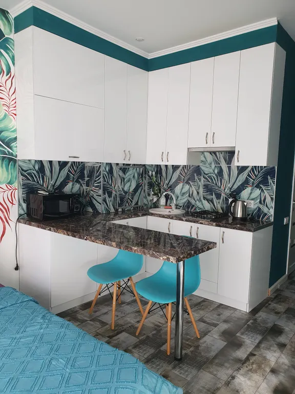 Уютная студия с видом на горы