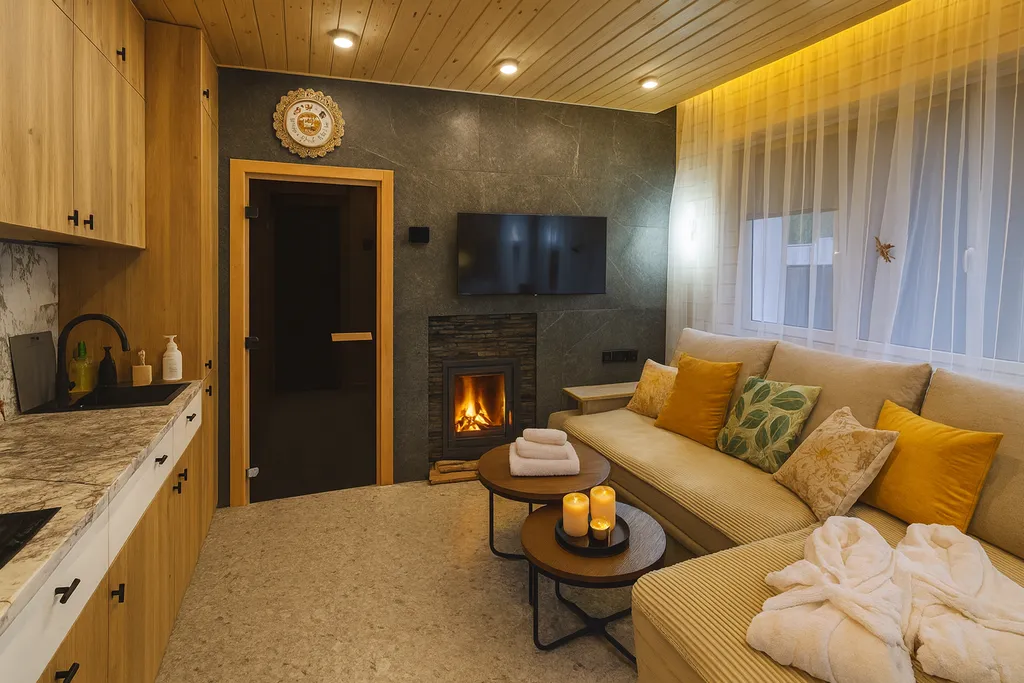 Дом - баня в дали от городской суеты