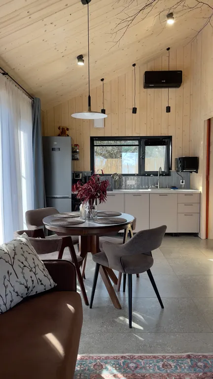 Дом с камином и баней Две яблони