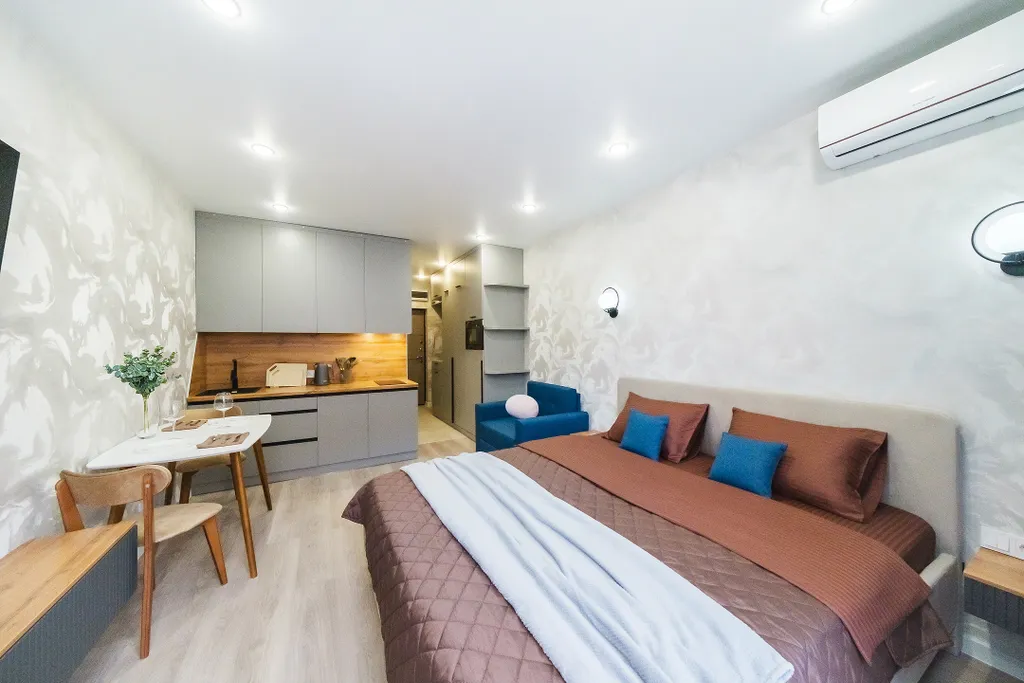 Квартира Стильная новая дизайнерская студия — аренда посуточно в Кудепста