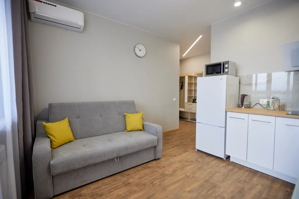 Евродвушка на высоком этаже с красивым видом