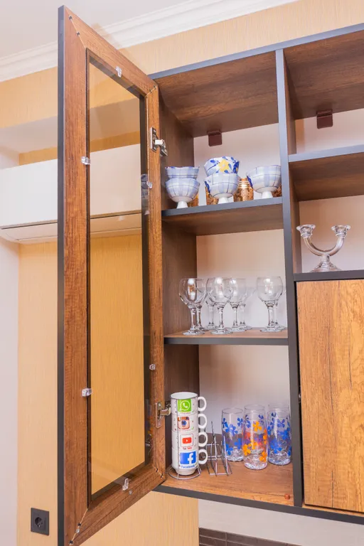 Уютная квартира с большим балконом и видом на город