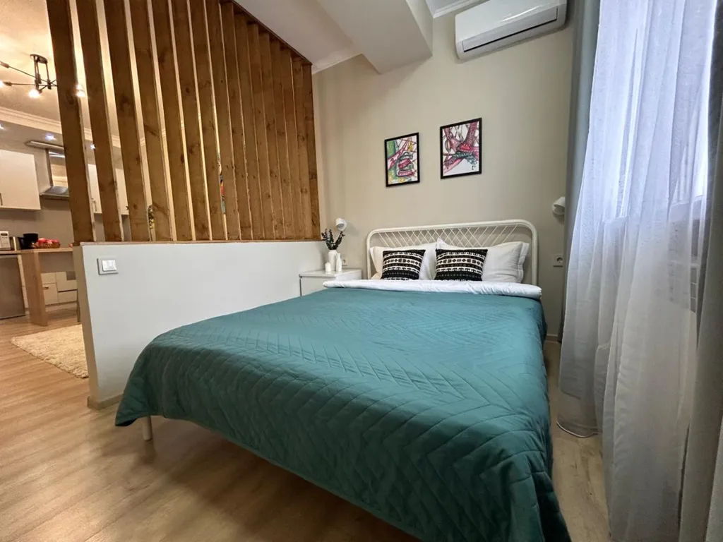 Студия Алма с прекрасным видом на город