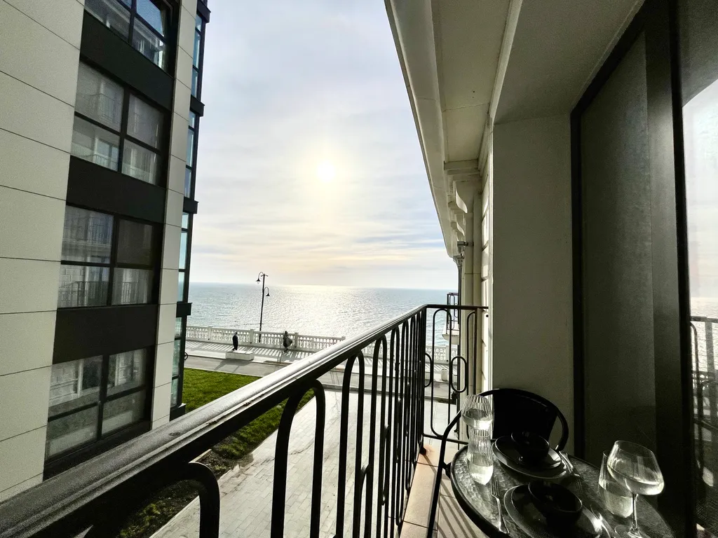 Квартира Квартира Студия на первой линии у моря, Резиденция Граф Толстой — Анапа