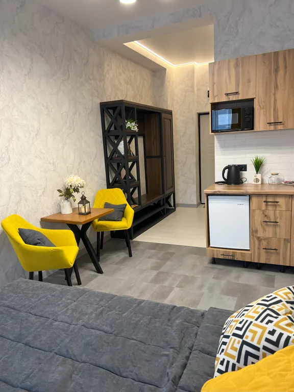 Стильная студия рядом с археопарком и горнолыжным комплексом