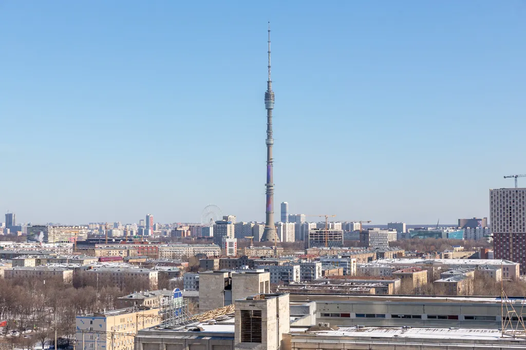 Квартира Квартира Видовая студия Смарт Хост у метро Дмитровская — Москва