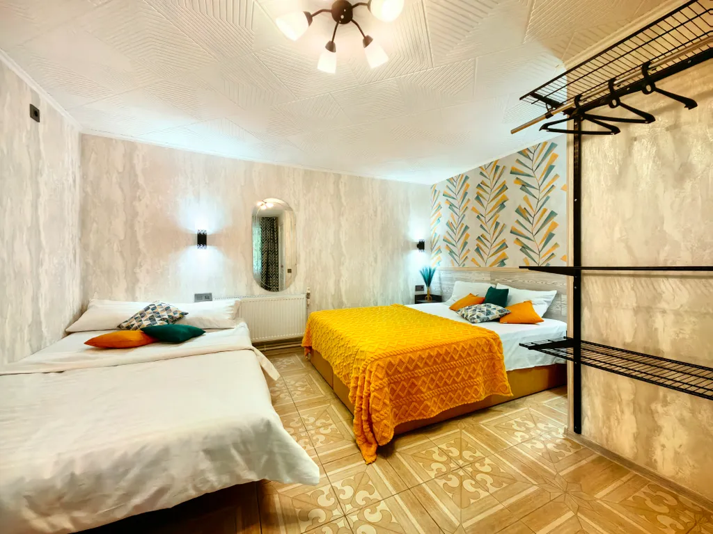 Уютная студия с индивидуальной терраской увитой виноградной беседочкой