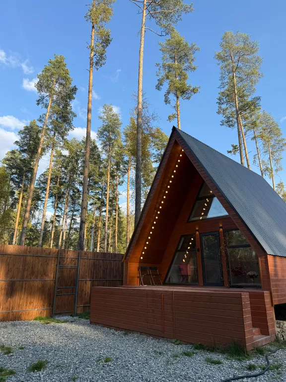 Домик в лесу с банным чаном