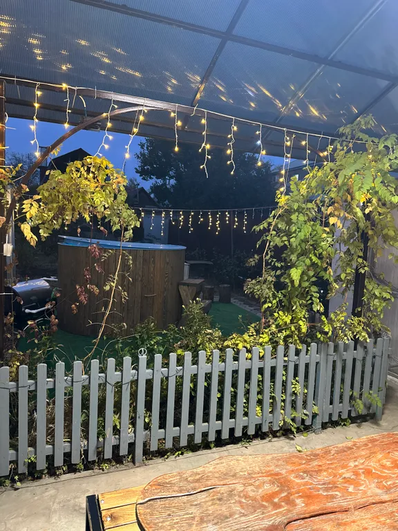 Дом с видом на море, банный чан на дровах