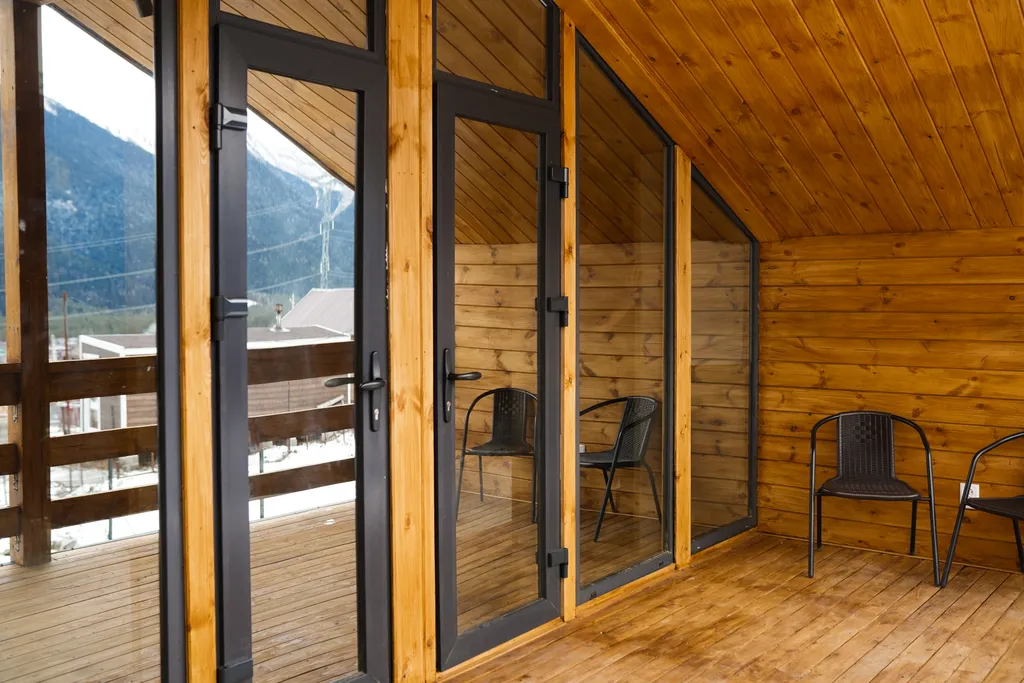 Коттедж Дом с террасой, балконом и лучшим видом в горах — Архыз