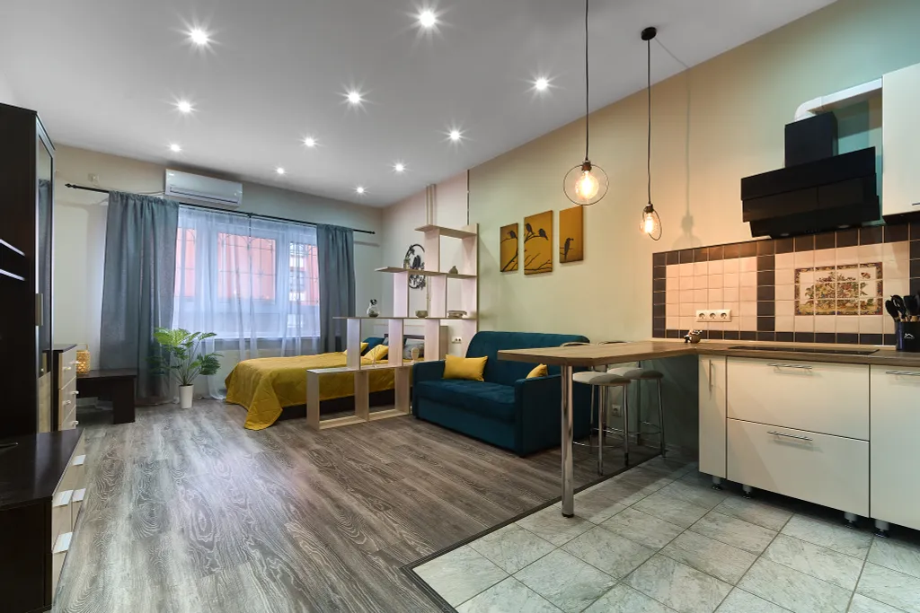 Просторная и уютная квартира-студия