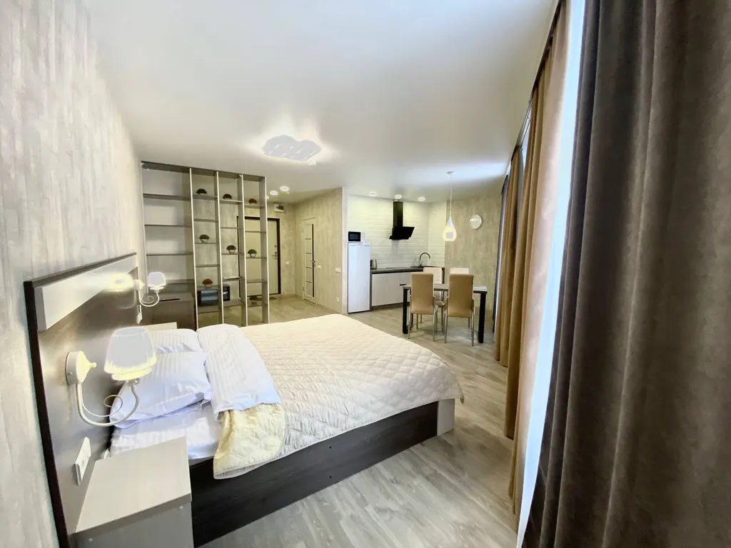 Квартира Стильная студия в апарт-отеле Кристалл — аренда посуточно в Юрга