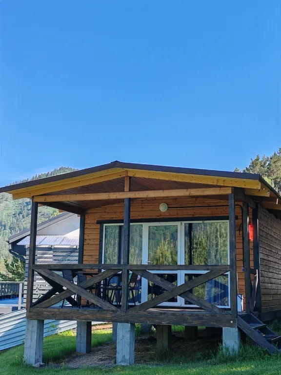 Атмосферный дом с видом на горы