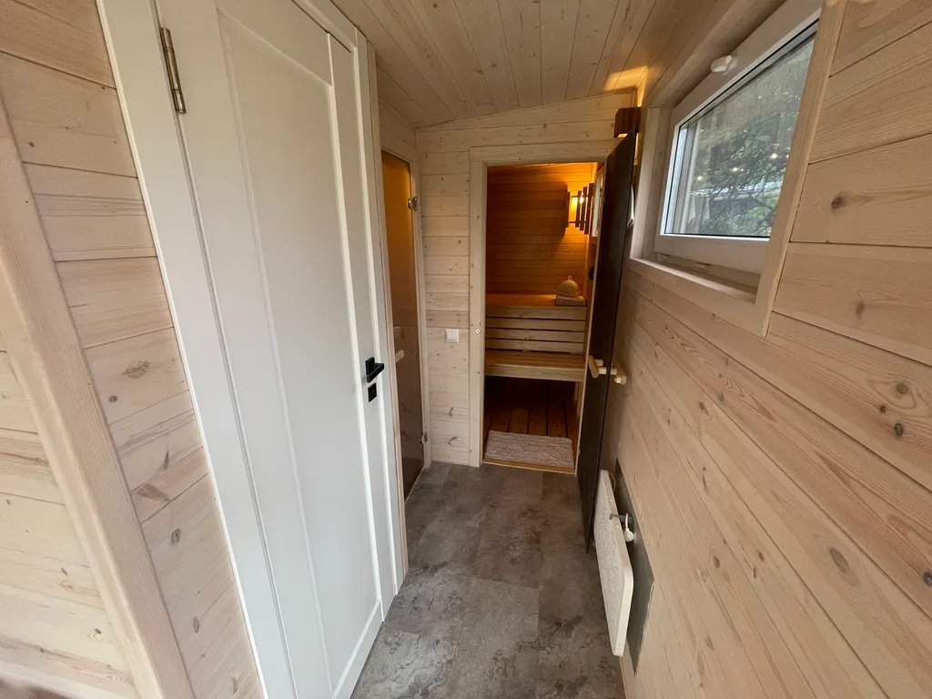 Дом-баня ольха с видом на горы