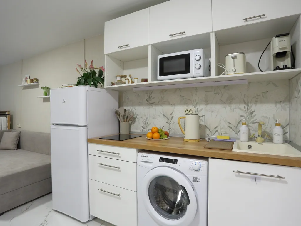 Уютная студия с раздельными спальными местами