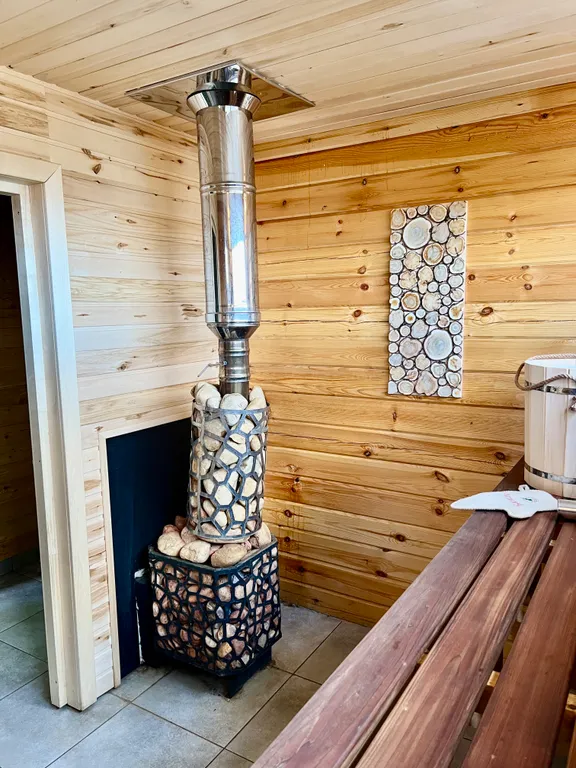 Уютный дом с баней и горячим банным чаном на озере Малый Кременкуль