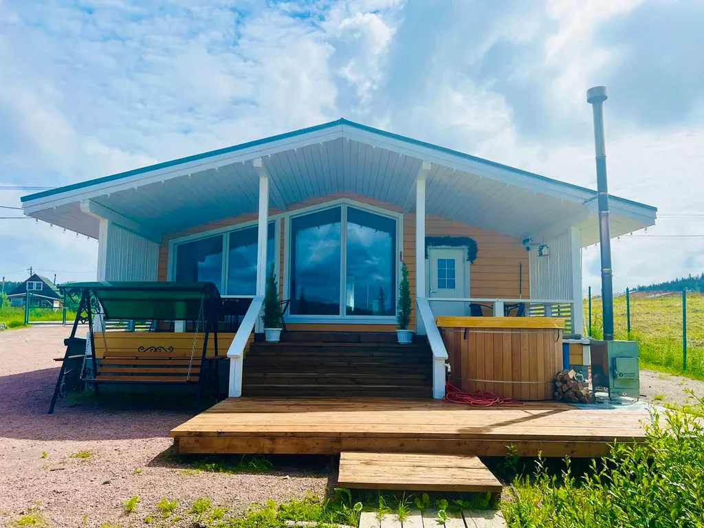 Дом Небесный с сауной и купелью на берегу Ладожского озера