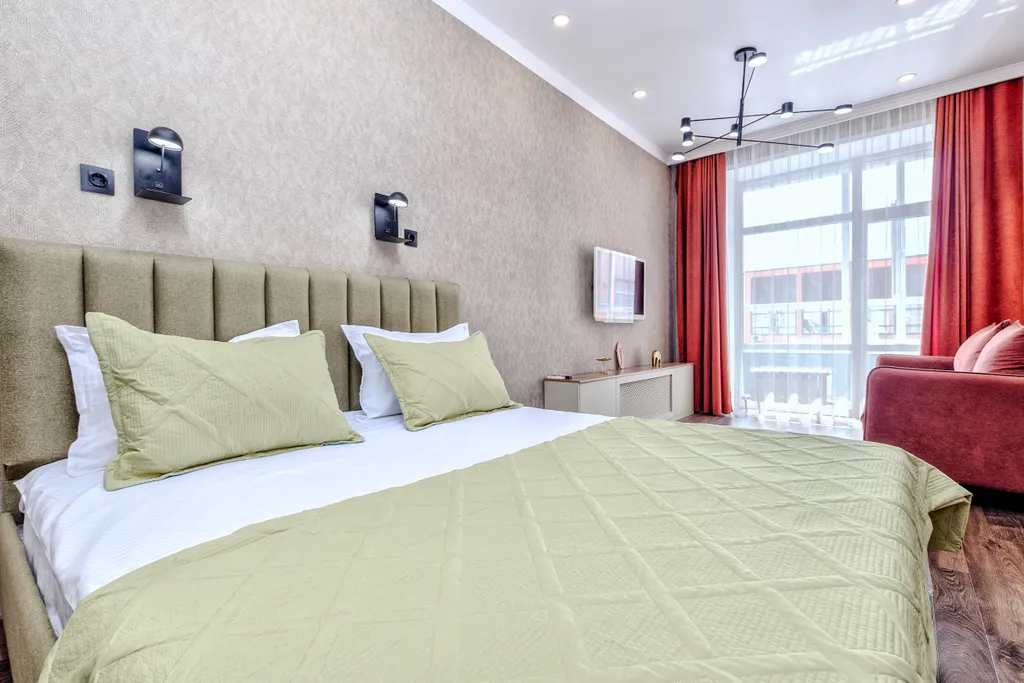 1-комнатная возле набережной в старом центре Астаны