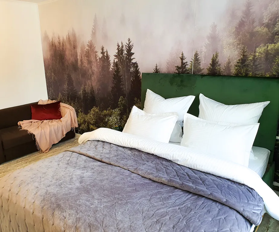 Квартира с большой кроватью и оплаченными домашними кинотеатрами