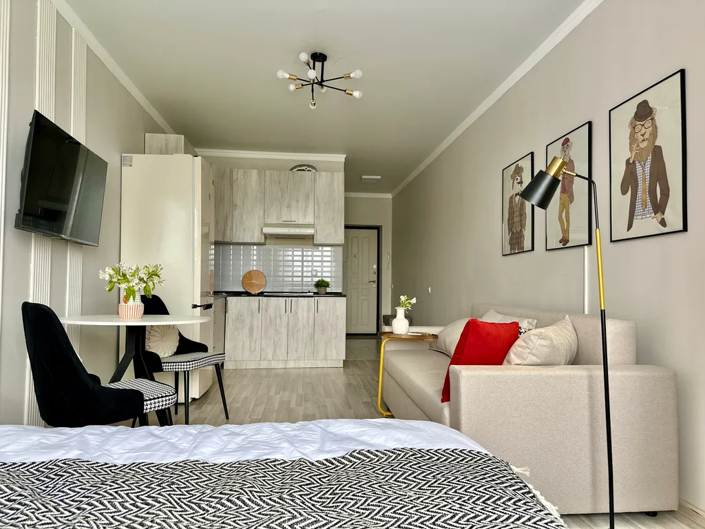 Студия Дэнди с видом на горы