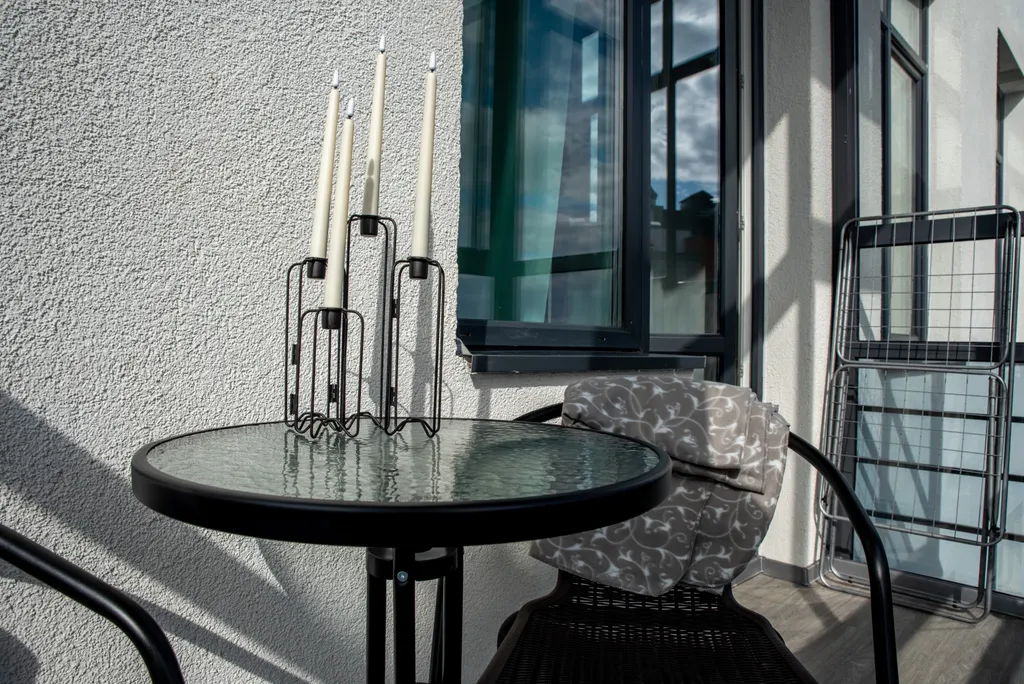 Уютная квартира с панорамным балконом