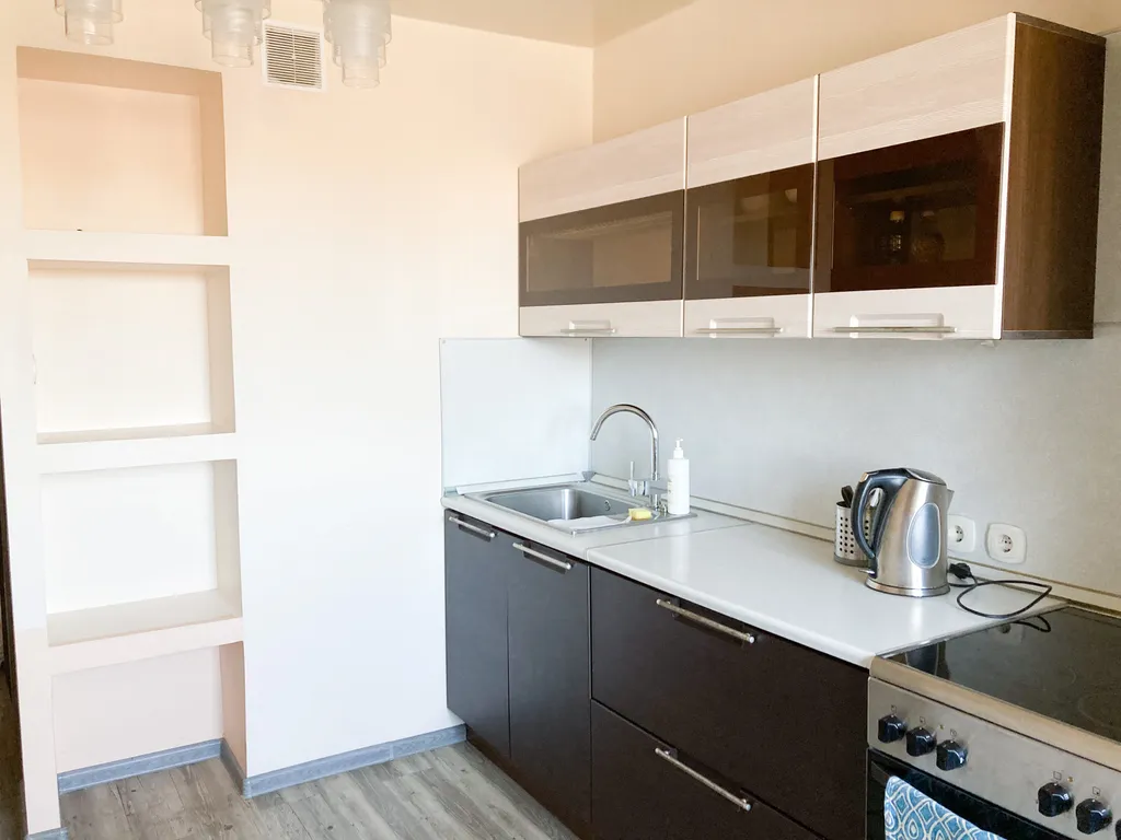 Солнечная квартира с просторной кухней