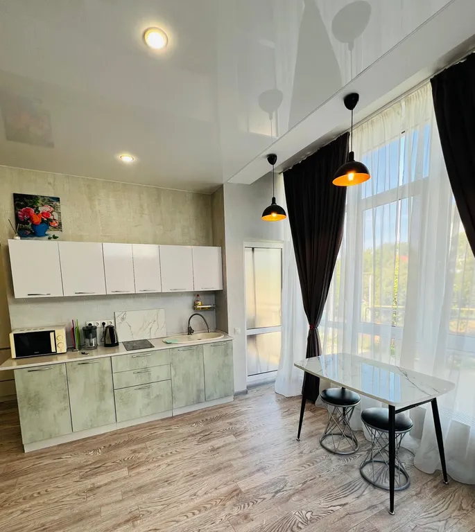 Квартира-Студия в новом доме у моря, с парковкой! тихо уютно