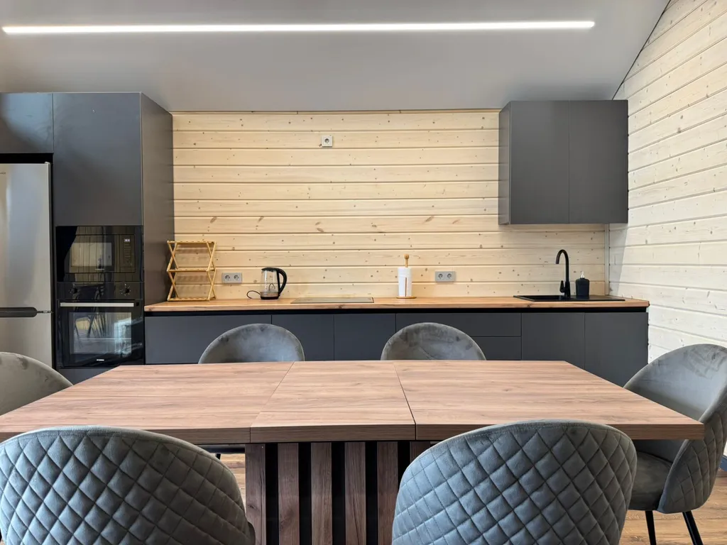 Барнхаус Na_Holme RentPlaza с баней и бассейном