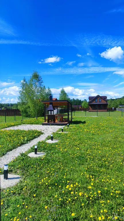 Барнхаус с баней и панорамными окнами