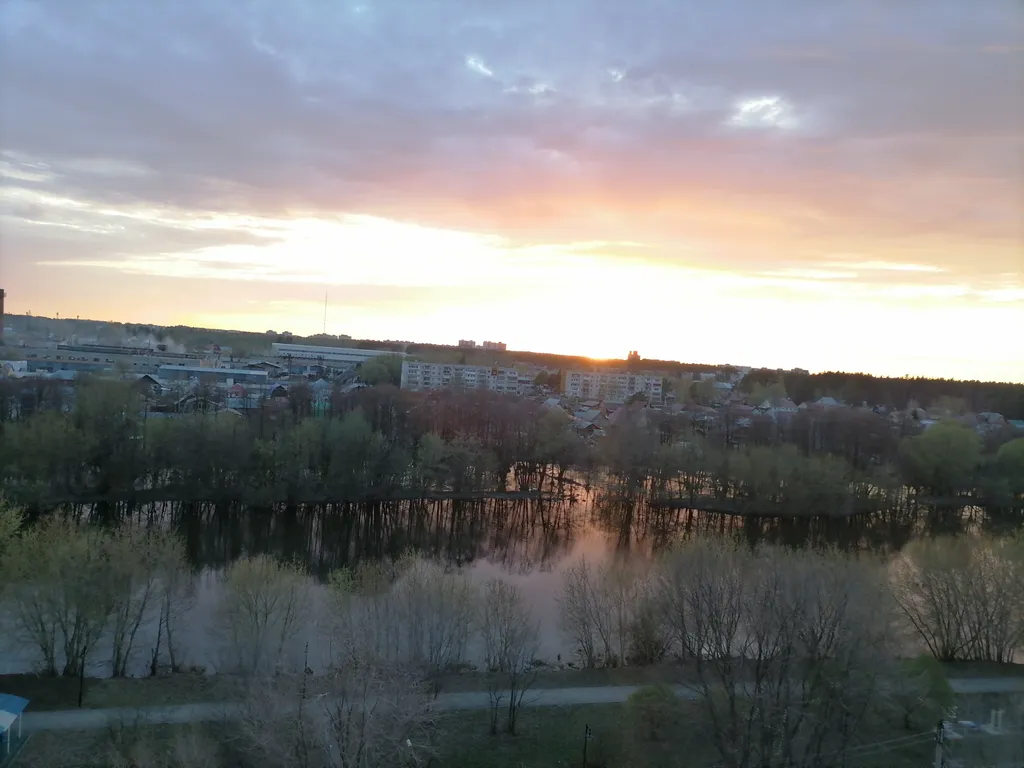 Квартира с видом на пруд