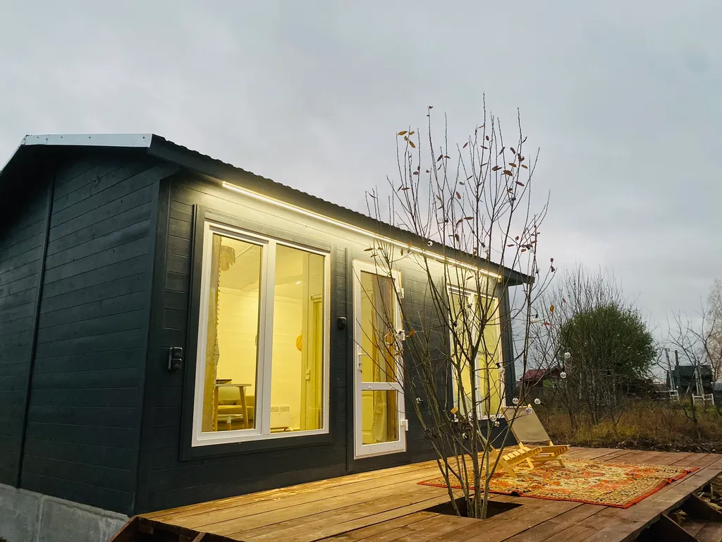 Амбаркаса iva - дом с ванной у окна